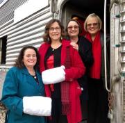 Three Hollies and a Bari boarding train